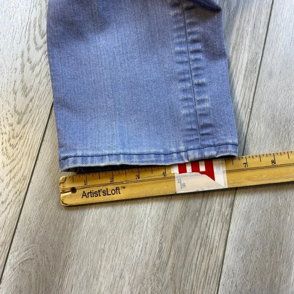Levis 511 Jeans Mens 32x28 Blue Commuter Cycling Reflective Gusset Distressed